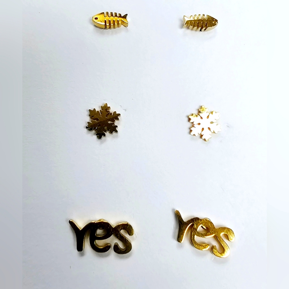 Lot of 3 earrings